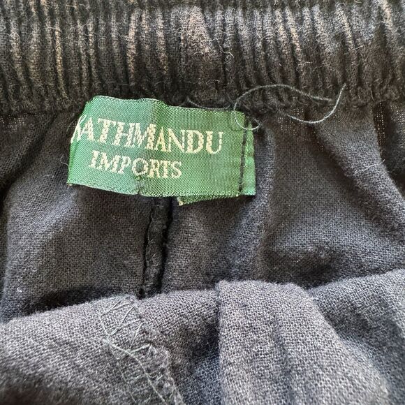 Kathmandu Imports Harem Pants Festival Drop Crotch Fairy Grunge Rave Hippy EUC - Picture 6 of 11